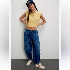 We The Free Silverton Pull-On Barrel Jeans